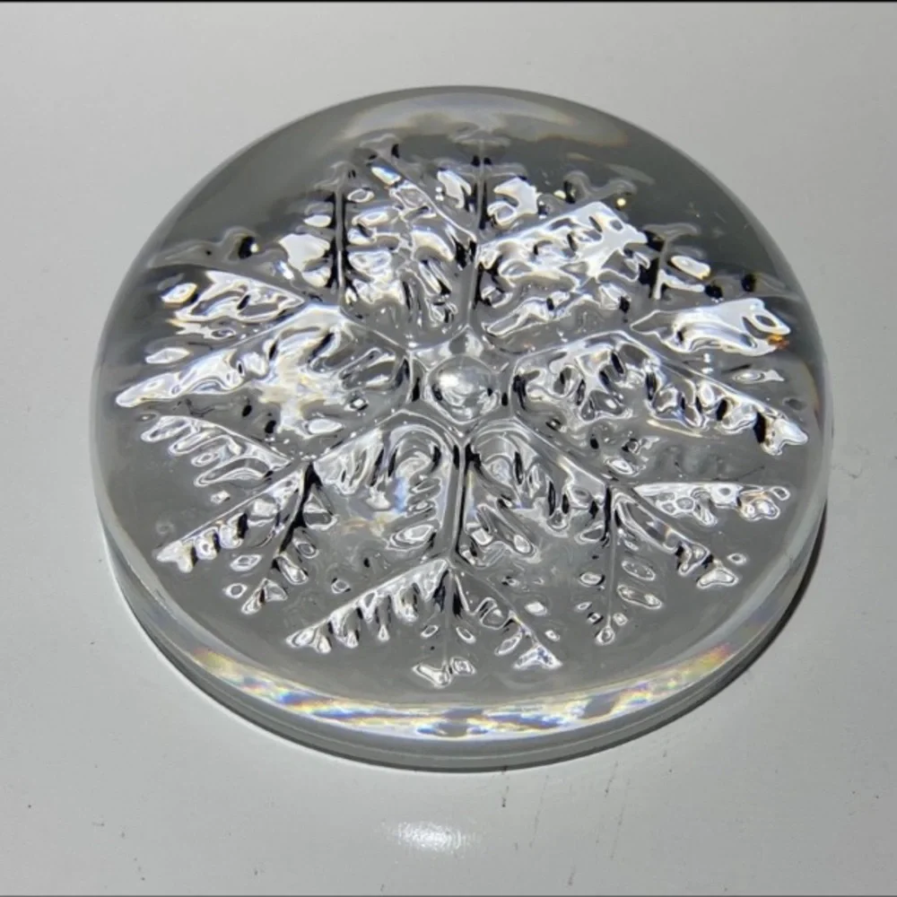 Vintage Paperweight Glass Art Office Decor Collectibles Gifts Collectors Item